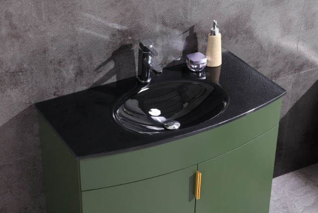 Legion Furniture | 36" Vogue Green Bathroom Vanity - PVC | WTM8130-36-VG-PVC Legion Furniture Legion Furniture   