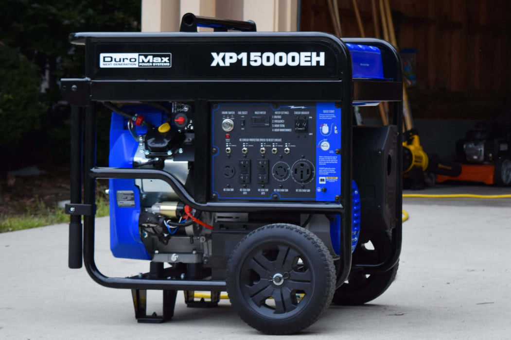 DuroMax | XP15000EH Dual Fuel Portable Generator 15,000-Watt/12,000-Watt 713cc V-Twin Electric Start DuroMax - Generator DuroMax   