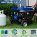 DuroMax | XP4400EH Dual Fuel Portable Generator | 4,400-Watt/3,500-Watt 210cc Electric Start DuroMax - Generator DuroMax   