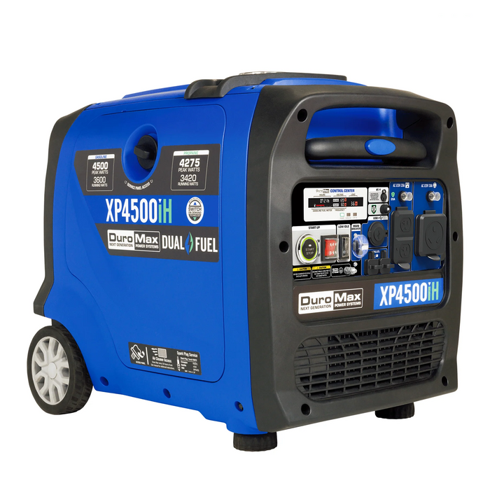 DuroMax | Dual Fuel Portable Digital Inverter Generator 50-State | 4,500 Watt DuroMax - Generator DuroMax   