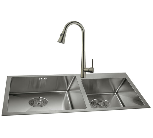 Legion Furniture | UPC Kitchen Faucet With Deck Plate, Brush Nickel | ZK88402AB-BN Legion Furniture Legion Furniture   