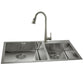 Legion Furniture | UPC Kitchen Faucet With Deck Plate, Brush Nickel | ZK88402AB-BN Legion Furniture Legion Furniture   