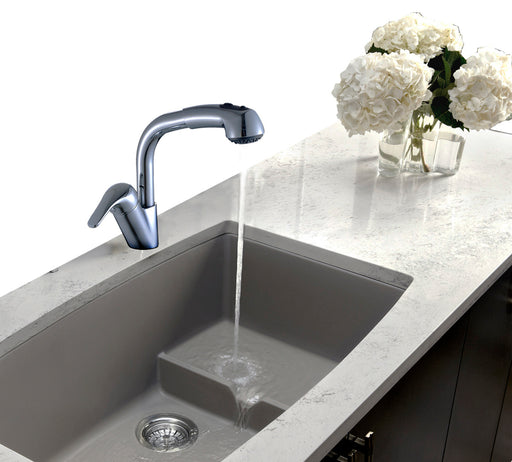 Legion Furniture | UPC Kitchen Faucet With Deck Plate, Polished Chrome | ZK88407-PC Legion Furniture Legion Furniture   