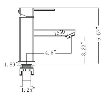 Legion Furniture | UPC Faucet With Drain-Brushed Nickel | ZY6301-BN Legion Furniture Legion Furniture   