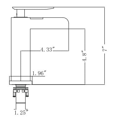 Legion Furniture | UPC Faucet With Drain-Chrome | ZY8001-C Legion Furniture Legion Furniture   