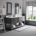 Water Creation | Madalyn 72" Cashmere Grey Double Sink Bathroom Vanity Water Creation - Vanity Water Creation   