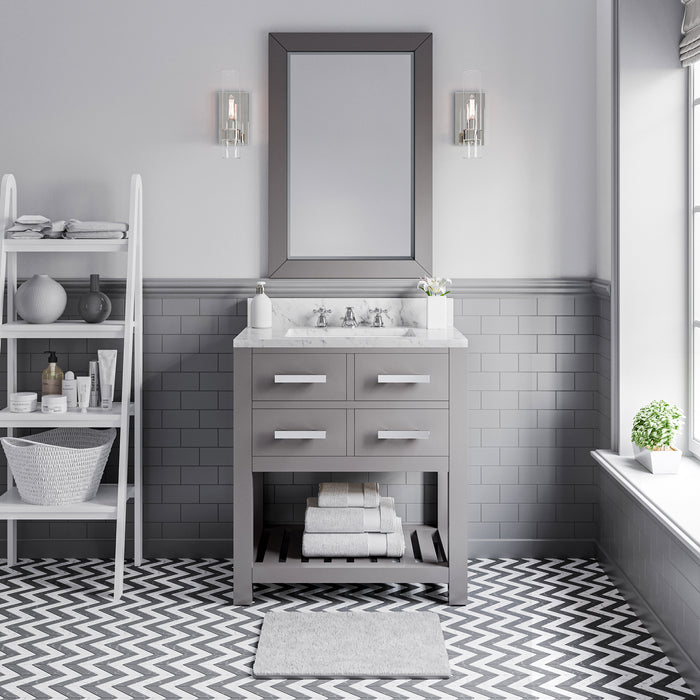 Water Creation | Madalyn 30" Cashmere Grey Single Sink Bathroom Vanity Water Creation - Vanity Water Creation   