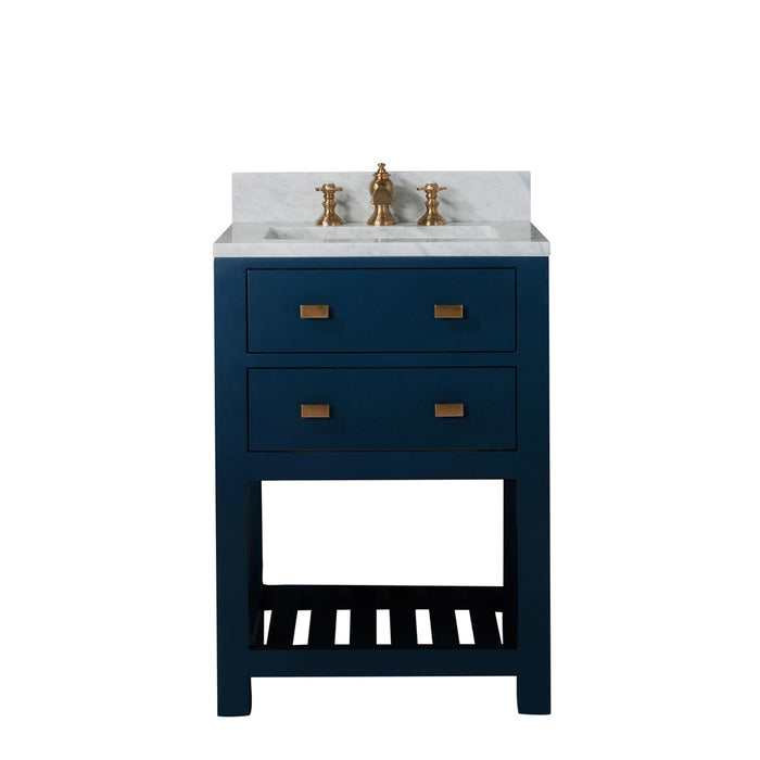 Water Creation | Madalyn 24" Monarch Blue Single Sink Bathroom Vanity Water Creation - Vanity Water Creation No Mirror No Faucet 