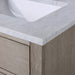 Water Creation | Chestnut 60" Double Sink Carrara White Marble Countertop Vanity In Grey Oak Water Creation - Vanity Water Creation   