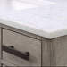 Water Creation | Chestnut 48" Single Sink Carrara White Marble Countertop Vanity In Grey Oak Water Creation - Vanity Water Creation   