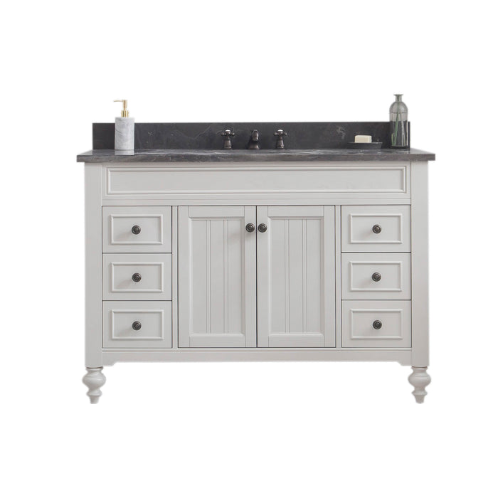 Water Creation | Potenza 48" Earl Grey Single Sink Bathroom Vanity From The Potenza Collection Water Creation - Vanity Water Creation No Mirror No Faucet 