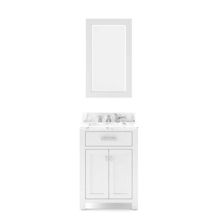 Water Creation | Madison 24" Pure White Single Sink Bathroom Vanity Water Creation - Vanity Water Creation   