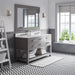 Water Creation | Madalyn 60" Cashmere Grey Double Sink Bathroom Vanity Water Creation - Vanity Water Creation   