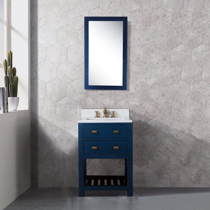 Water Creation | Madalyn 24" Monarch Blue Single Sink Bathroom Vanity Water Creation - Vanity Water Creation   