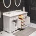 Water Creation | Derby 60" Pure White Double Sink Bathroom Vanity Water Creation - Vanity Water Creation   