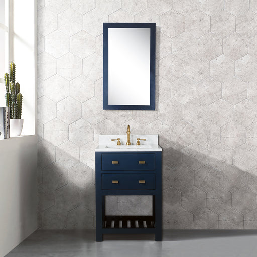 Water Creation | Madalyn 24" Monarch Blue Single Sink Bathroom Vanity Water Creation - Vanity Water Creation   