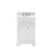 Water Creation | Derby 24" Pure White Single Sink Bathroom Vanity Water Creation - Vanity Water Creation No Mirror No Faucet 