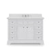 Water Creation | Derby 48" Pure White Single Sink Bathroom Vanity Water Creation - Vanity Water Creation No Mirror No Faucet 