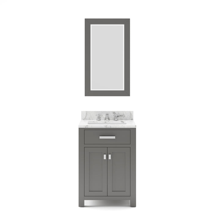 Water Creation | Madison 24" Cashmere Grey Single Sink Bathroom Vanity Water Creation - Vanity Water Creation   