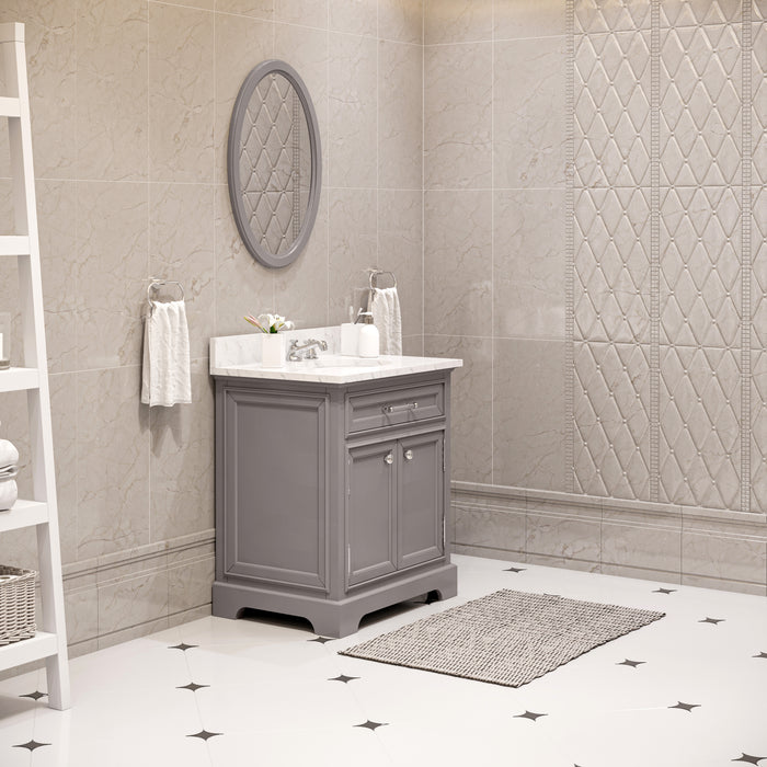 Water Creation | Derby 30" Cashmere Grey Single Sink Bathroom Vanity Water Creation - Vanity Water Creation   