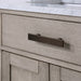 Water Creation | Chestnut 60" Double Sink Carrara White Marble Countertop Vanity In Grey Oak Water Creation - Vanity Water Creation   