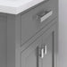 Water Creation | Myra 24" Cashmere Grey MDF Single Bowl Ceramics Top Vanity With Double Door Water Creation - Vanity Water Creation   