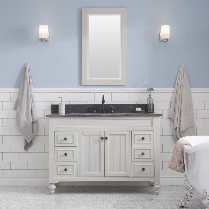 Water Creation | Potenza 48" Earl Grey Single Sink Bathroom Vanity From The Potenza Collection Water Creation - Vanity Water Creation   