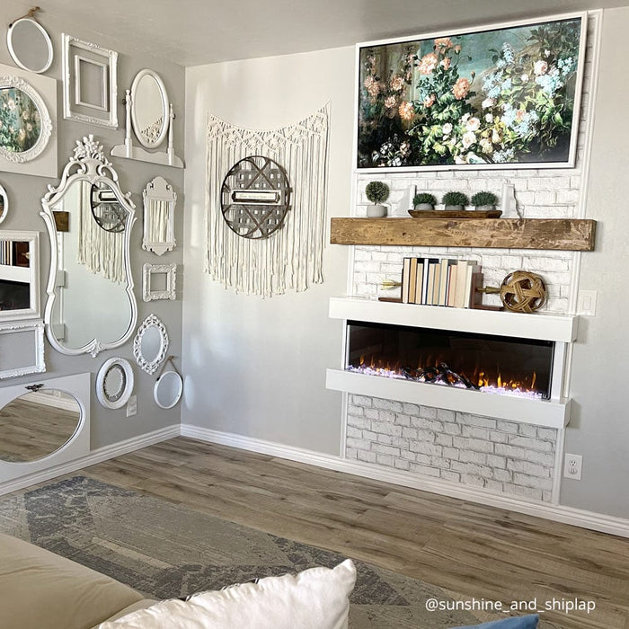 Touchstone | Chesmont 50" White Wall Mounted Electric Fireplace, White Touchstone - Electric Fireplace Touchstone   