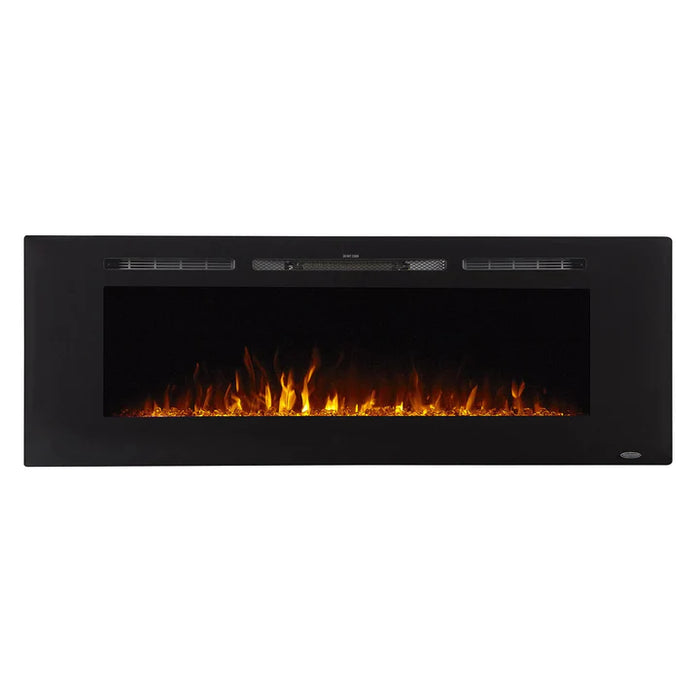 Touchstone | Sideline 60" Recessed Mounted Electric Fireplace, Black Touchstone - Electric Fireplace Touchstone   