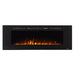 Touchstone | Sideline 60" Recessed Mounted Electric Fireplace, Black Touchstone - Electric Fireplace Touchstone   