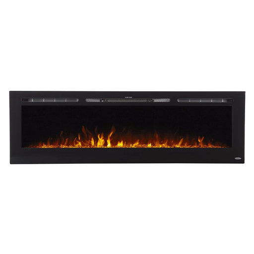 Touchstone | Sideline 72" Recessed Mounted Electric Fireplace, Black Touchstone - Electric Fireplace Touchstone   