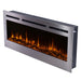 Touchstone | Sideline 50" Recessed Mounted Electric Fireplace, Stainless Steel Touchstone - Electric Fireplace Touchstone   