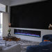 Touchstone | Sideline 100" Elite Electric Fireplace, Black Touchstone - Electric Fireplace Touchstone   