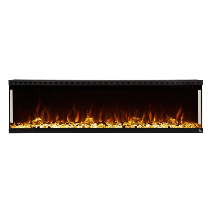 Touchstone | Sideline 72" Infinity Elite Electric Fireplace, Black Touchstone - Electric Fireplace Touchstone   