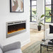 Touchstone | Sideline 50" Recessed Mounted Electric Fireplace, Stainless Steel Touchstone - Electric Fireplace Touchstone   