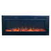 Touchstone | Sideline 50" Steel Recessed Mounted Electric Fireplace, Matte Black Touchstone - Electric Fireplace Touchstone   