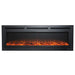 Touchstone | Sideline 60" Steel Recessed Mounted Electric Fireplace, Matte Black Touchstone - Electric Fireplace Touchstone   