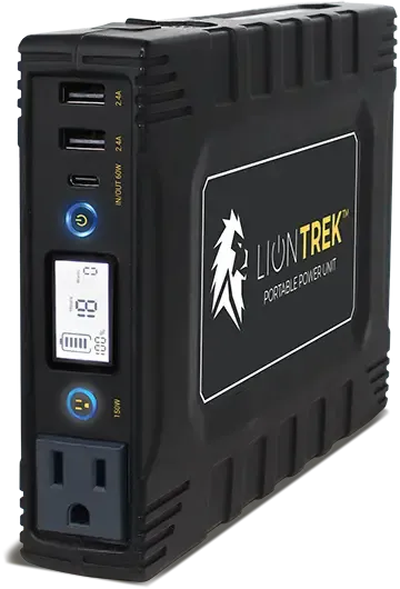 Lion Energy | Trek Portable Solar Generator, LiFePO4, 150W AC Lion Energy Trek Portable Solar Generator Lion Energy   