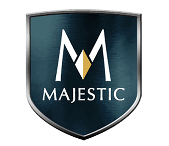 Majestic | Large 25" Surround 39" X 28" - Black Majestic - Fireplace Accessory Majestic   